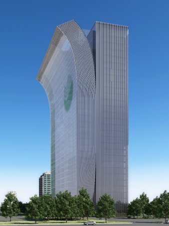 Проект нового здания Сбербанка во 2-м Южнопортовом проезде.